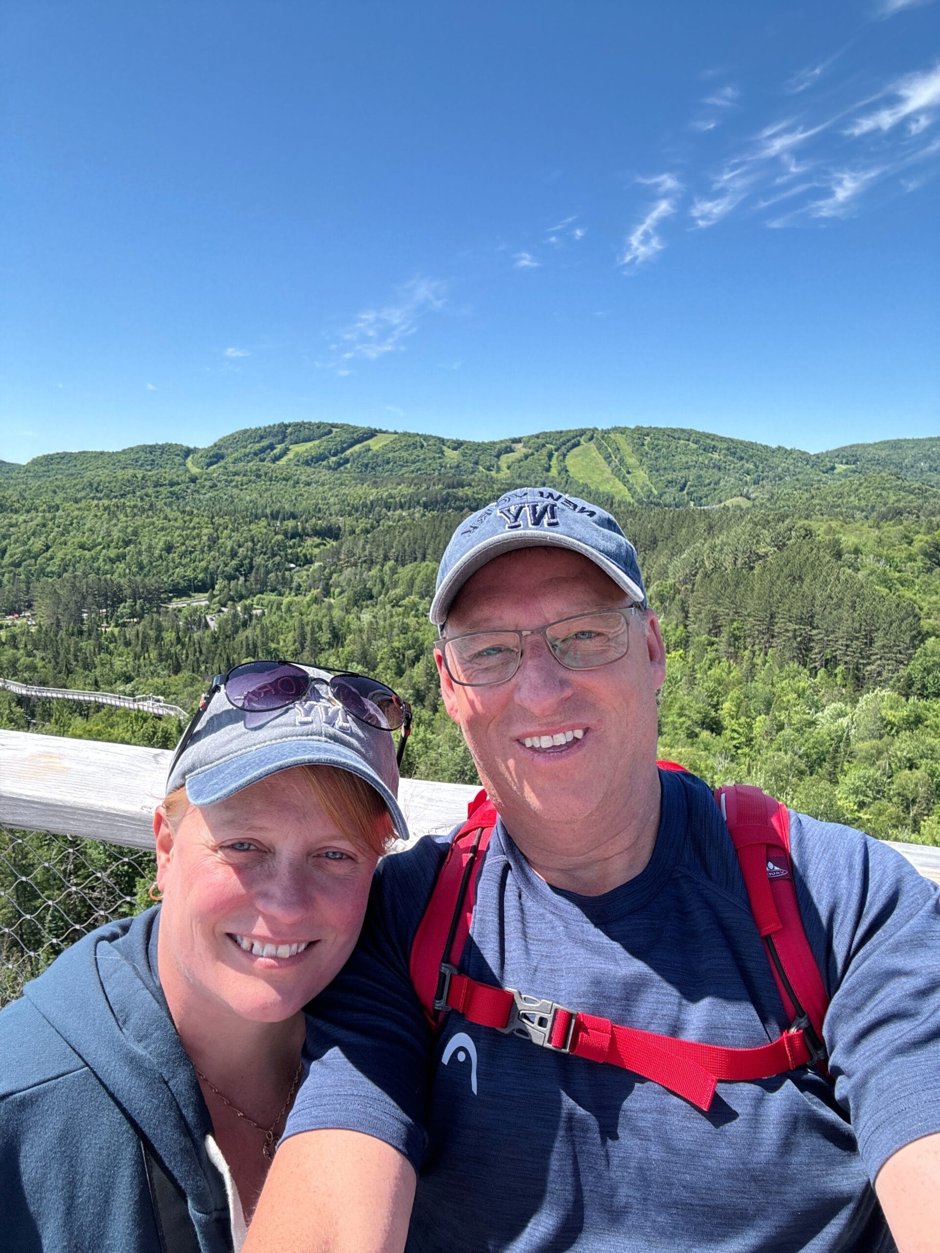 nath et christian sommet sentier des cimes